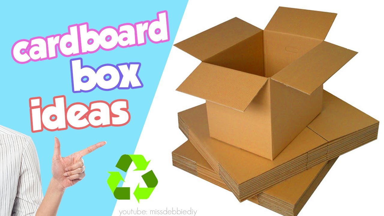 😍 You will love these 15 Ideas to make with cardboard boxes