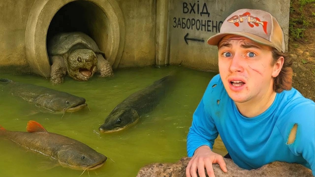 Я натрапив на гігантську рибу в таємному тунелі!