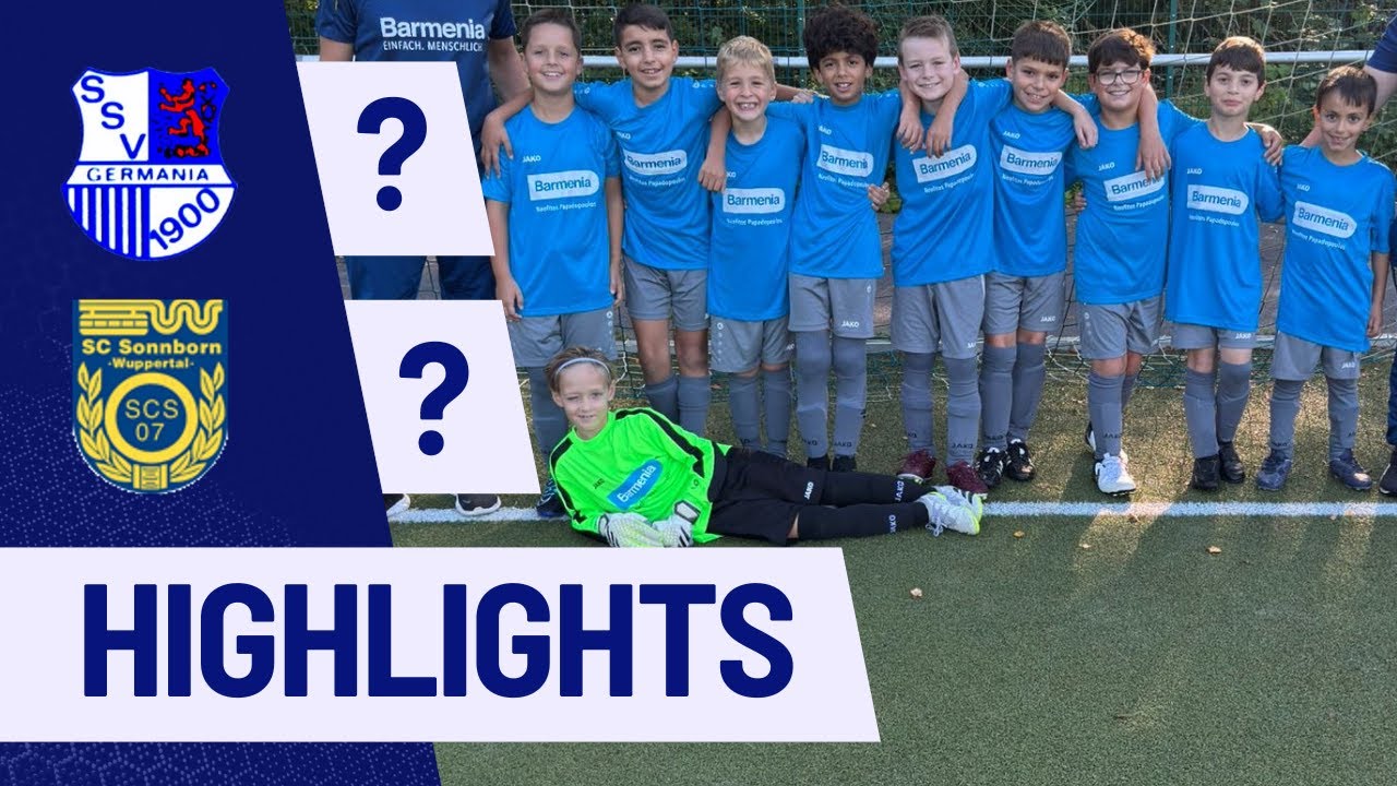 Aufholjagd wie in der Bundesliga! SSV Germania Wuppertal vs SC Sonnborn Highlights (E-Junioren / 4K)