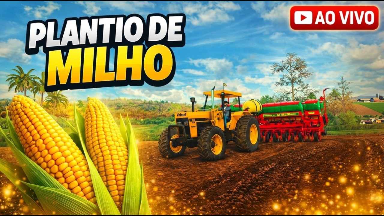 🌽 PLANTANDO MILHO E MÃO NA MASSA NA FAZENDA! 🚜 | Farming Simulator 22