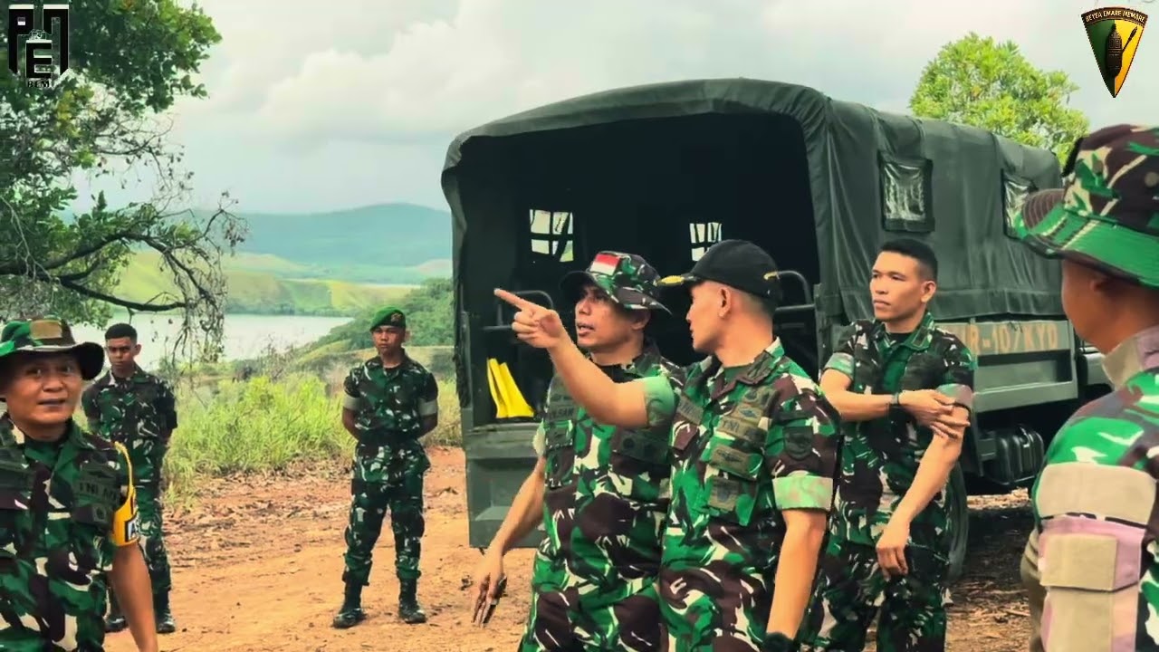 Kunjungan ASWASLAT KODIKLATAD ke YONIF TP 810-BEM