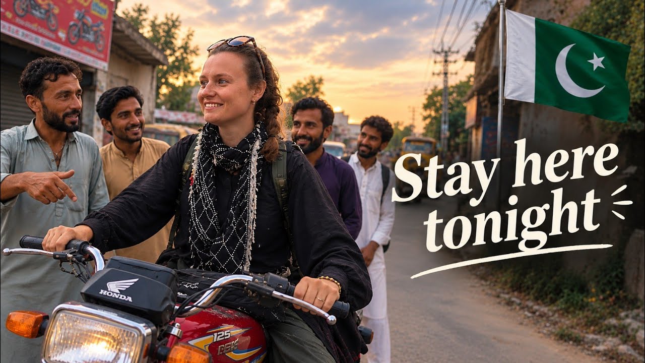 Solo Female Biker Welcomed by Locals in Pakistan (Peshawar) 🇵🇰 | Pakistan #8