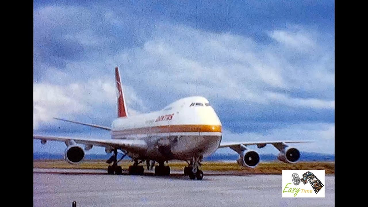 Operations at Auckland International Airport 1970s. Filmed using a silent super 8mm movie camera.