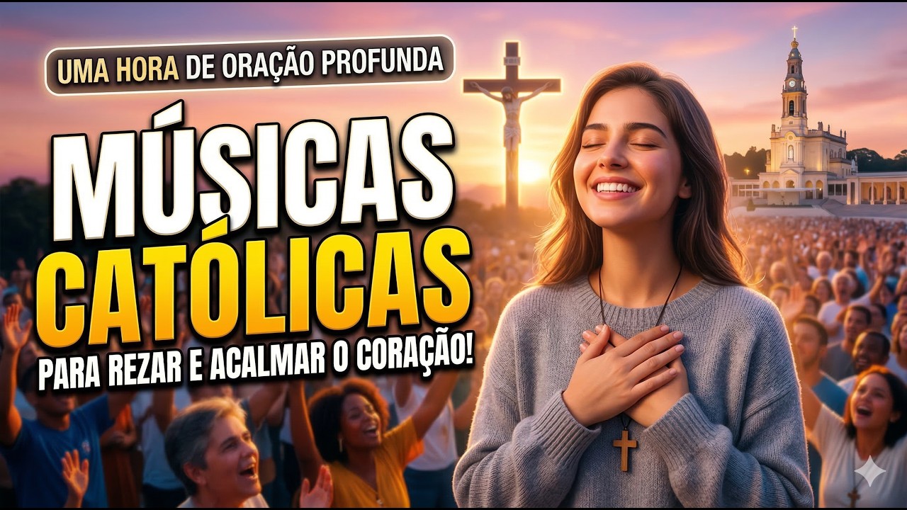 🎶 LIVE AO VIVO – As Melhores Músicas Católicas Para Acalmar o Coração e Sentir a Presença de Deus