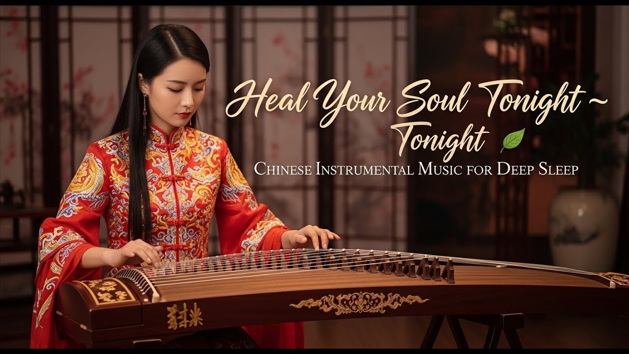 Relaxing Chinese Music for Sleep 🌙 Guzheng, Erhu & Peaceful Night Sounds