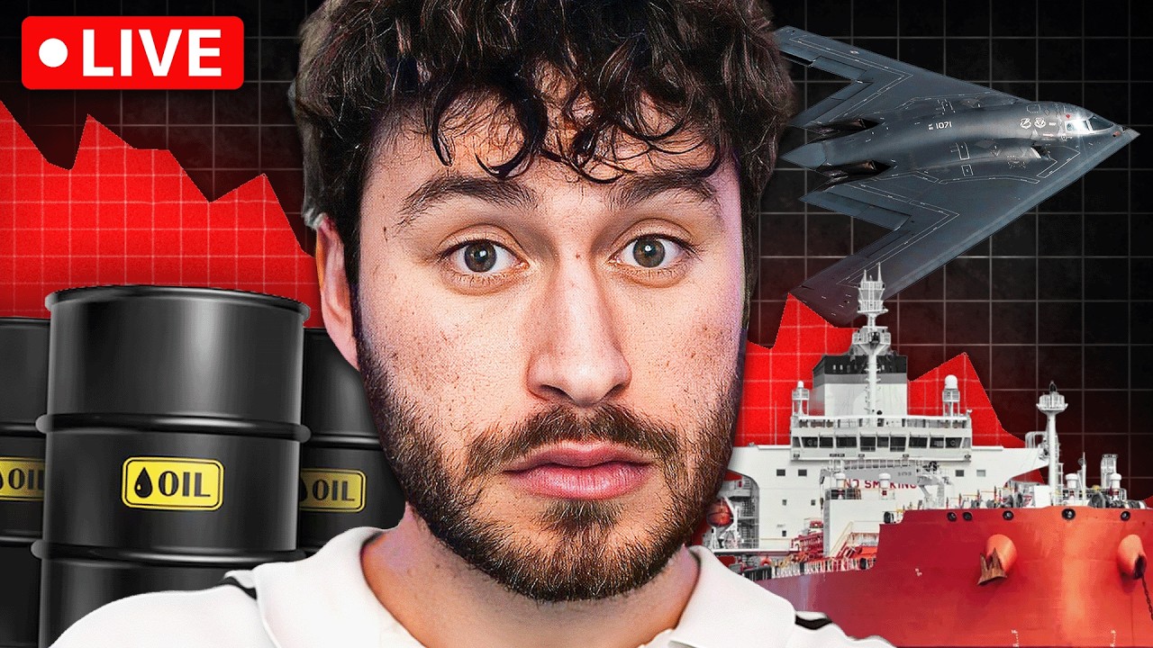 LIVE: USA vs IRAN is NOT Ending.. - OIL is being manipulated? - When will Bitcoin breakout!?