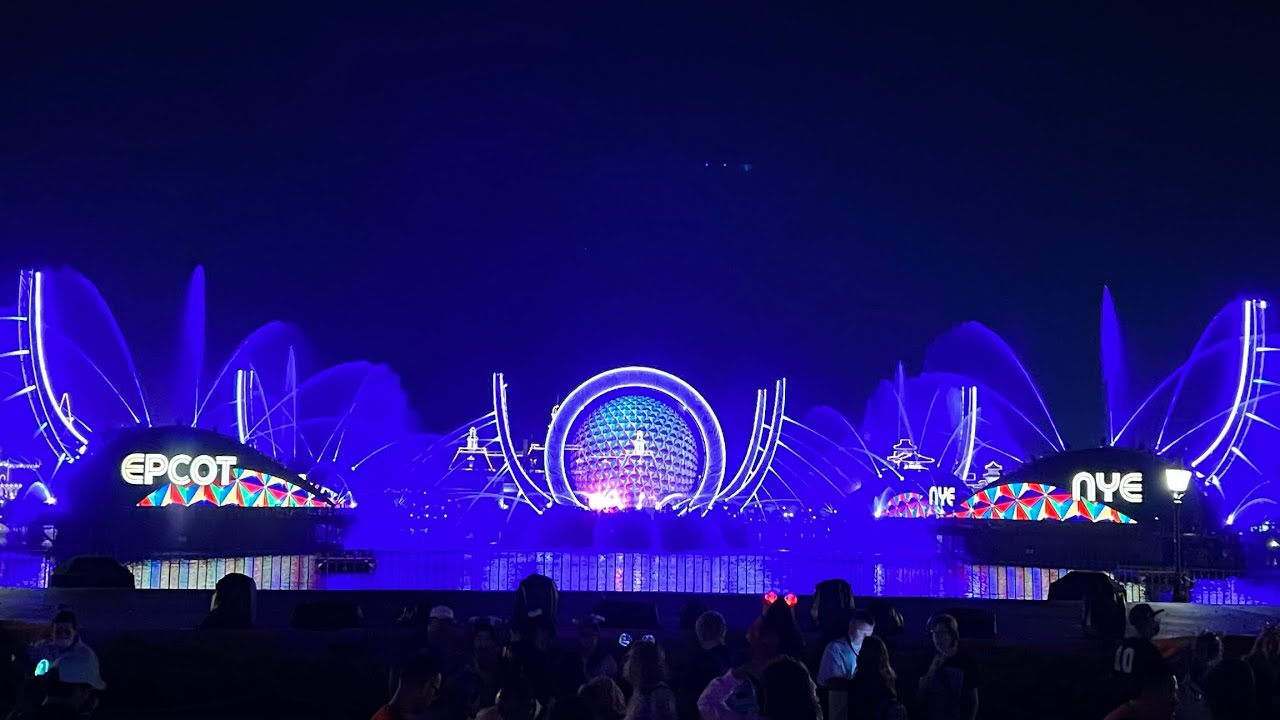 New Years Eve Fireworks 2021 - 2022 at Disney World EPCOT