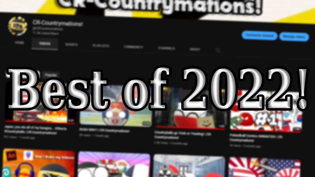BEST VIDEOS/SHORTS OF 2022! #countryballs #2023 | CR-Countrymations!