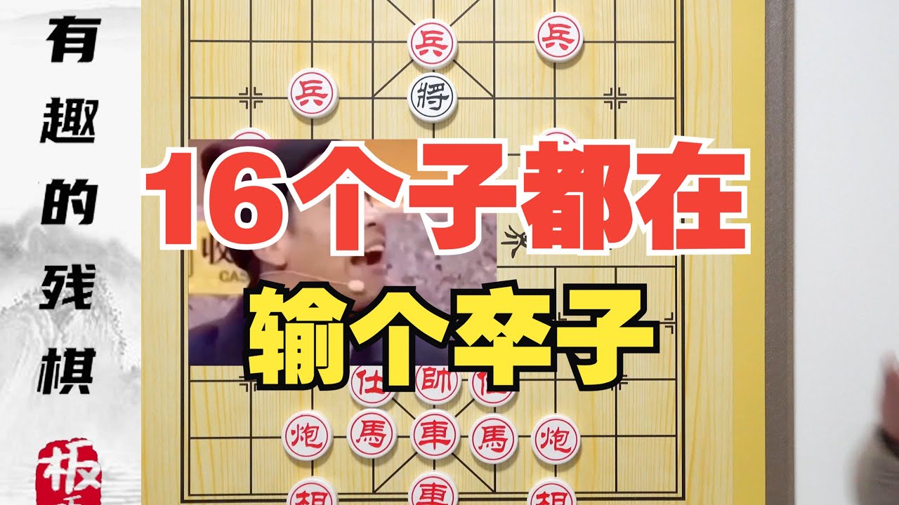 玩呐？16个子都在输个卒子？有趣的小残棋