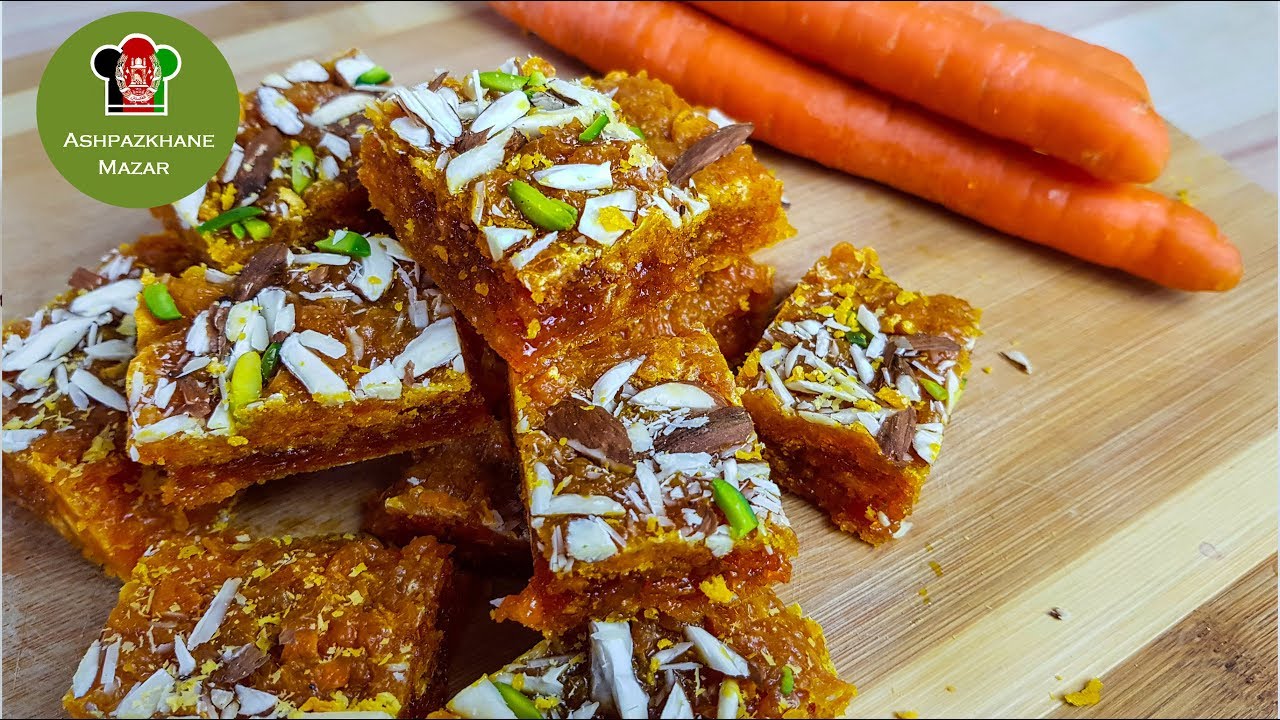 Carrot Fudge | Halva e Zardak |  حلوای  زردک