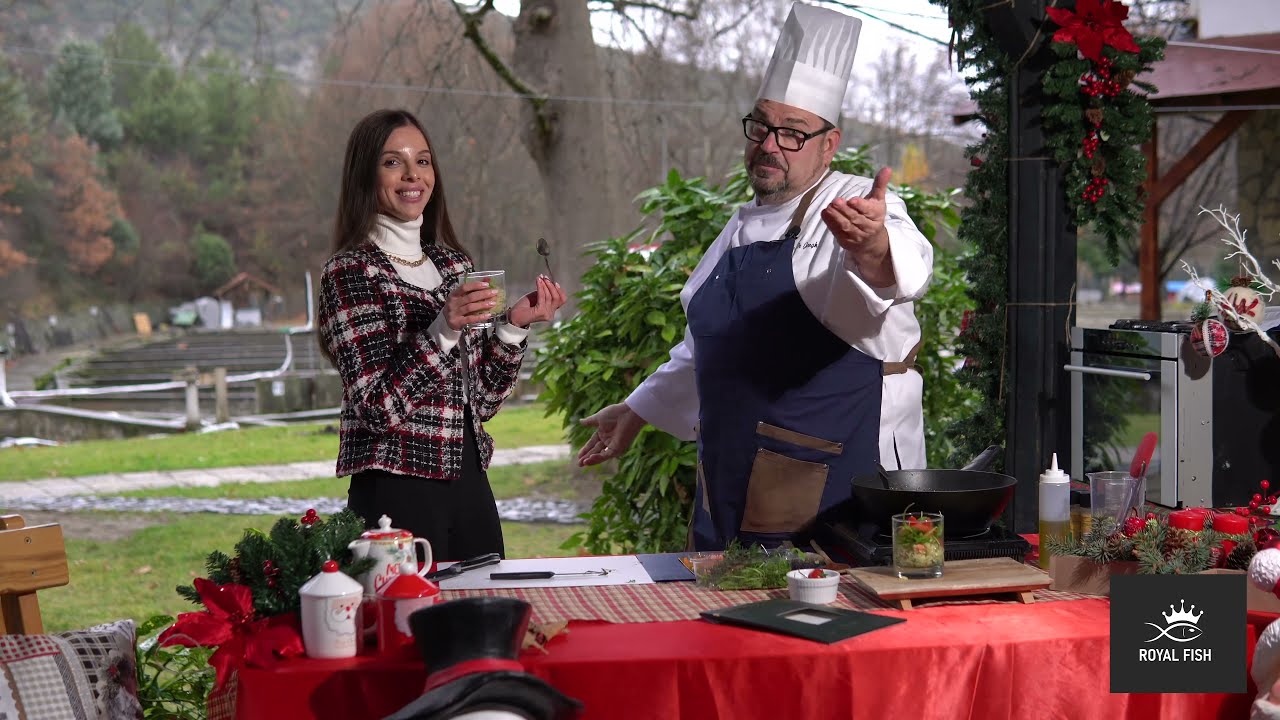 Chef Mark De Jong & Royal Fish | Рижото со ладно димени слајсови од лосос пастрмка