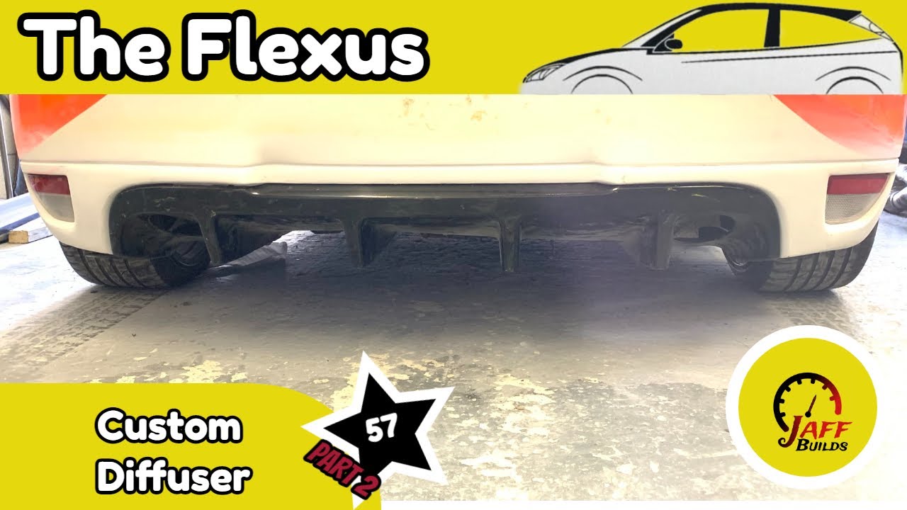 Custom Diffuser, The Result - 1UZ V8 Ford Focus - The Flexus Build Episode 57