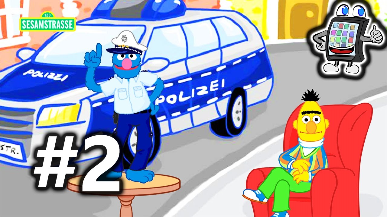 Sesamstrasse App #2 deutsch | Grobi als Feuerwehrmann und Polizist | Modenschau mit Bert