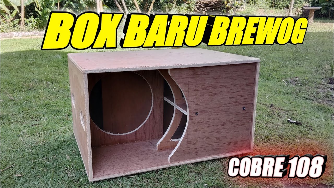 Skema Box Cobre Dari Brewog Audio. Lengkap dengan Ukurannya..!!