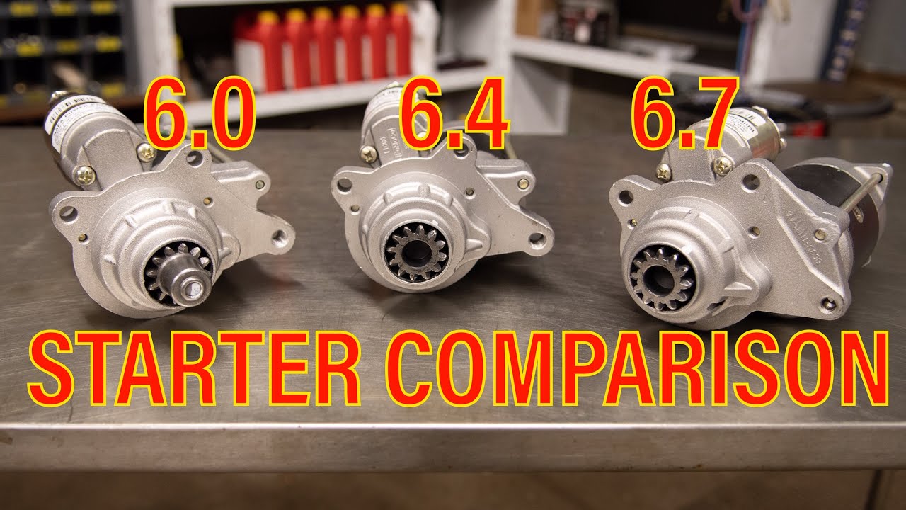 6.0 STARTER COMPARISON and install tips!