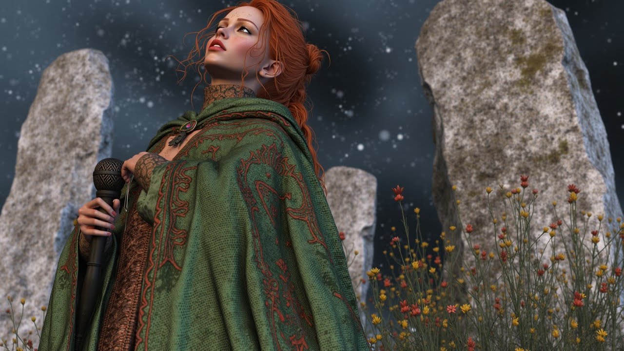 Moonlit Celtic Melodies | An Enchanting Singer's Relaxing Night Sounds
