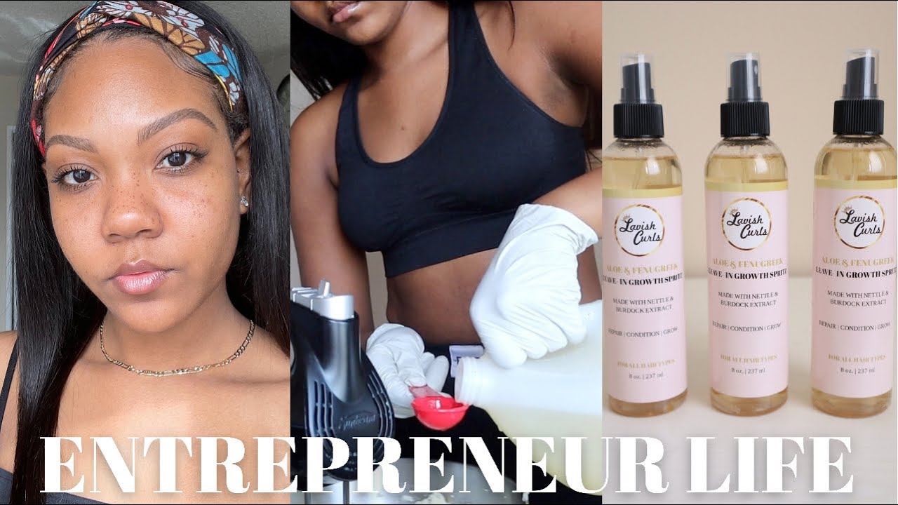 WATCH ME MAKE, FILL & LABEL PRODUCTS + BUSINESS BANKING  | DAY IN THE LIFE OF AN ENTREPRENEUR LIFE