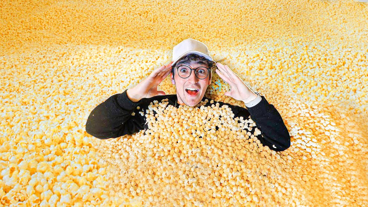 I Turned My Friends Room Entirely Into POPCORN!