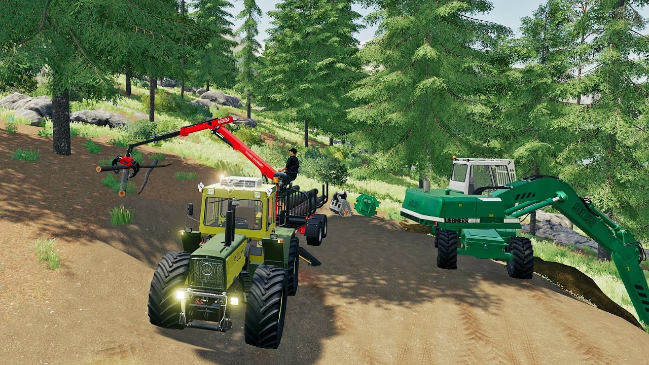 FS19 - Map Erlengrat 071 - Alpine DLC - Forestry and Farming