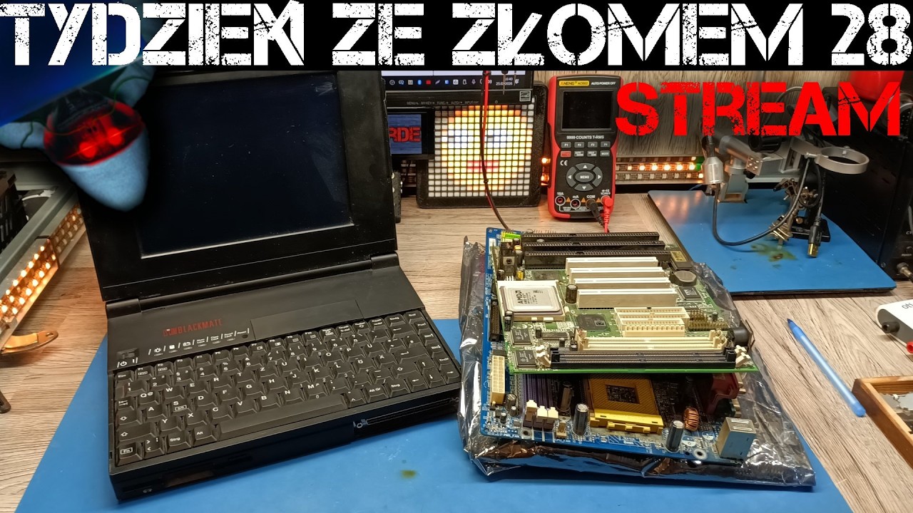 TZZ28/11 Kondensatologia kosmetyczno - użytkowa Świata Linuxa i Laptop Adriana z lat 90 - naprawy.