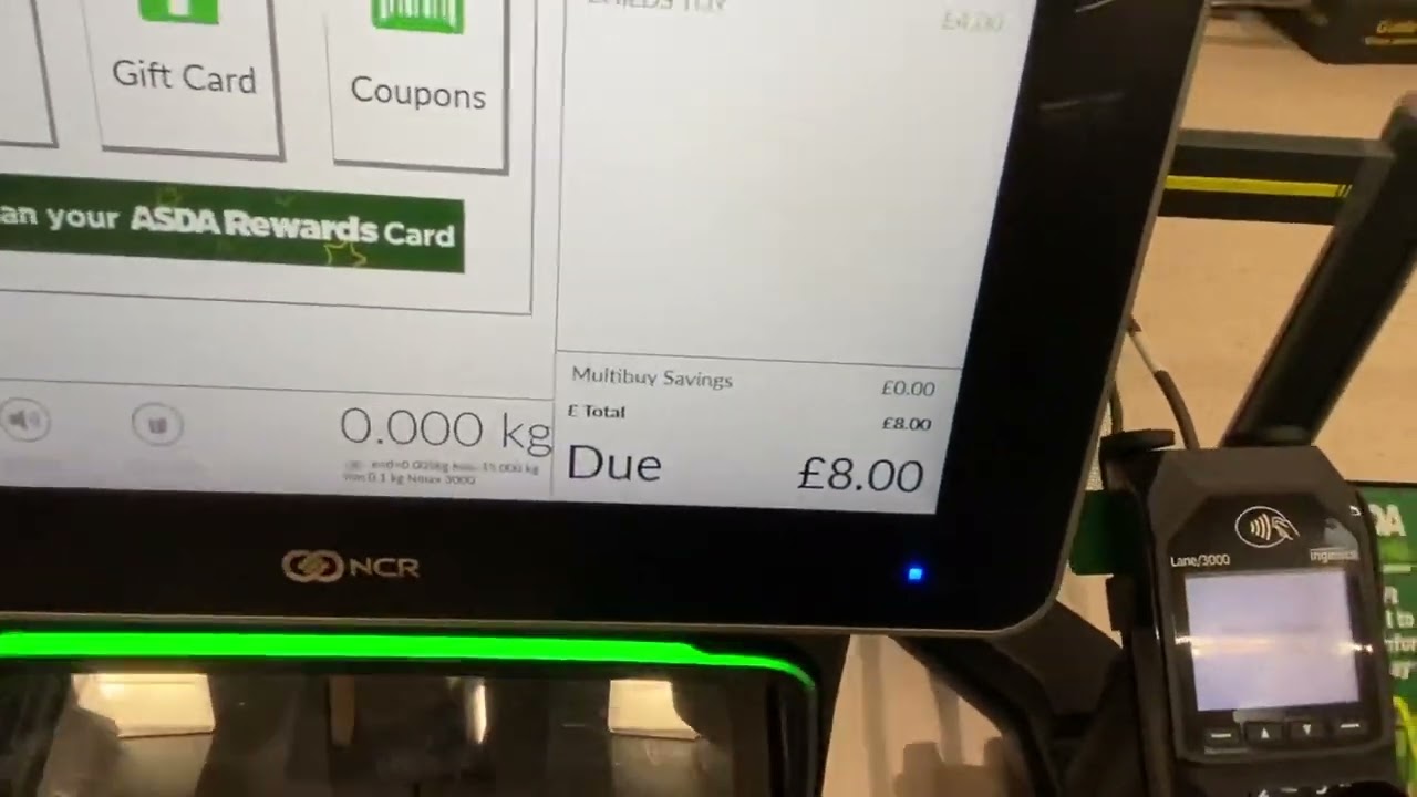 NCR Self Checkout @ Asda Queslett