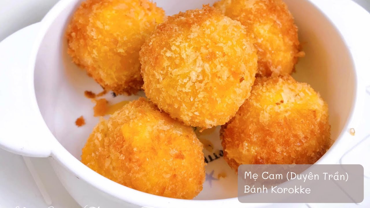 BÁNH KHOAI TÂY THỊT CHO BÉ | BÁNH KOROKKE GIÒN NGOÀI MỊN TRONG