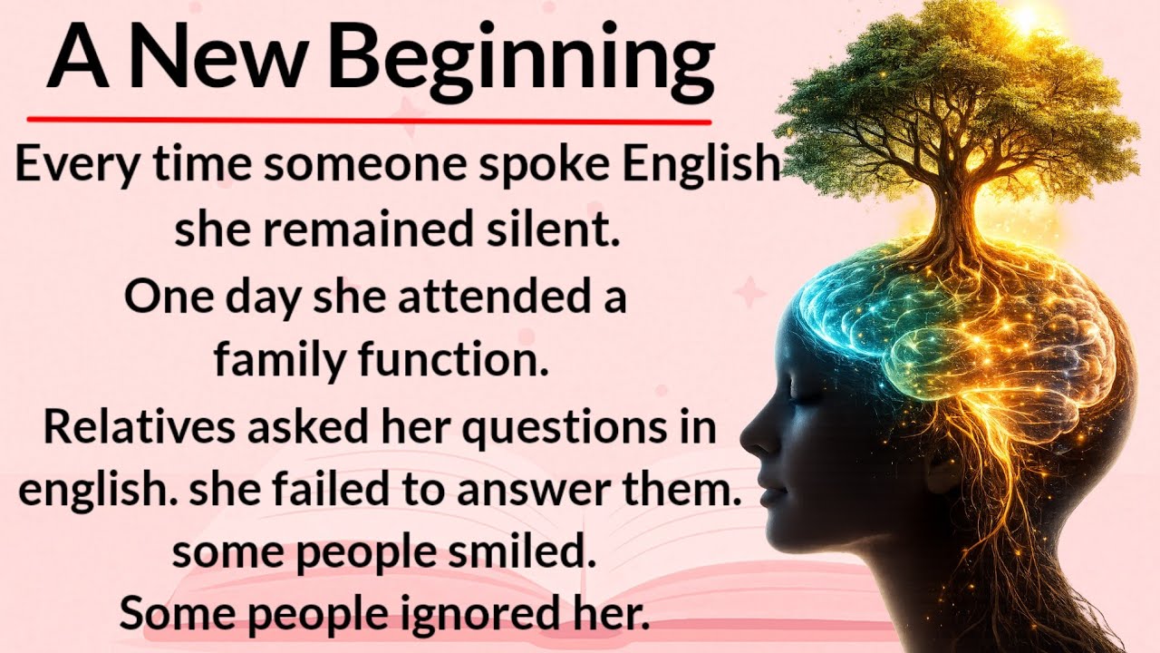 A New Beginning || A Girl's Real Story || How she started learning english | english practice