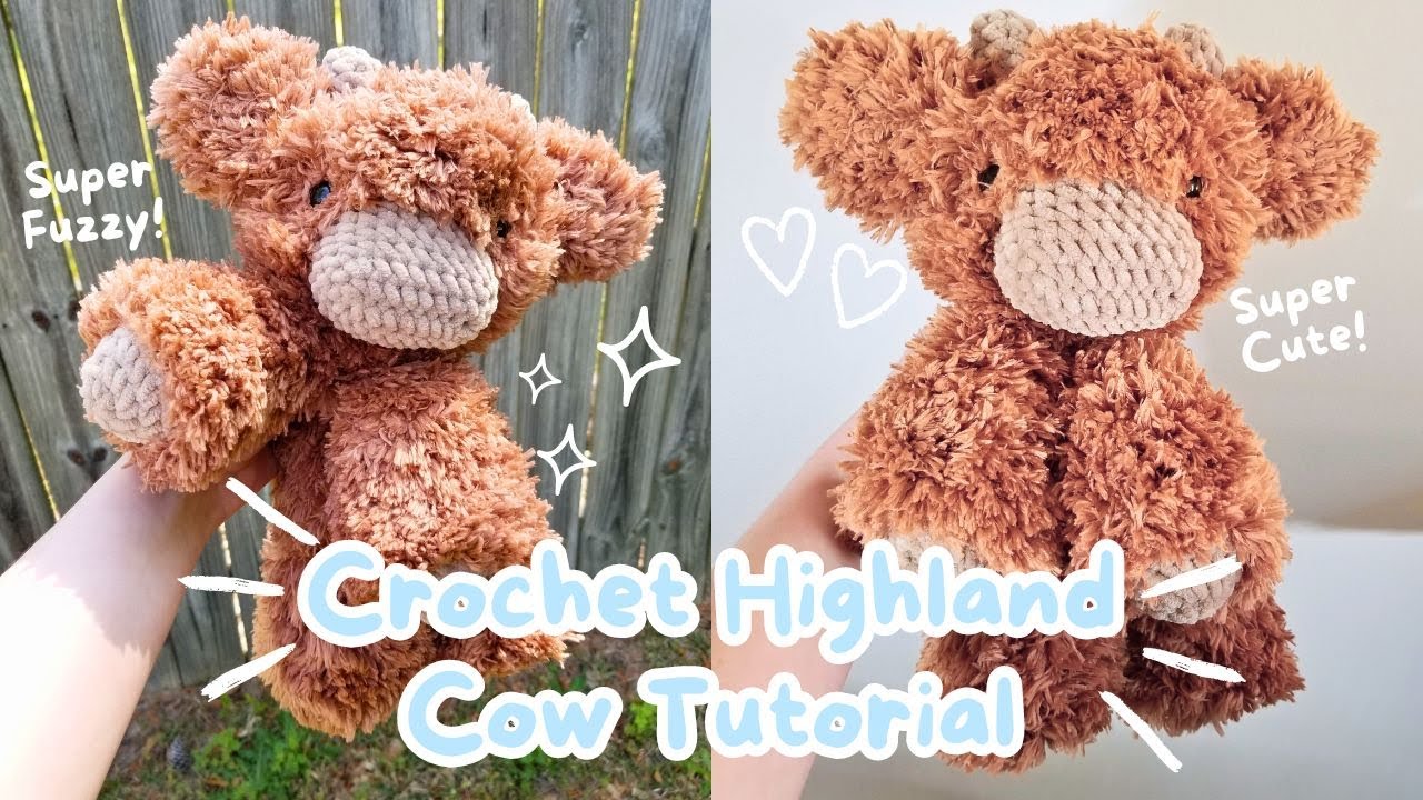 Crochet Highland Cow Tutorial