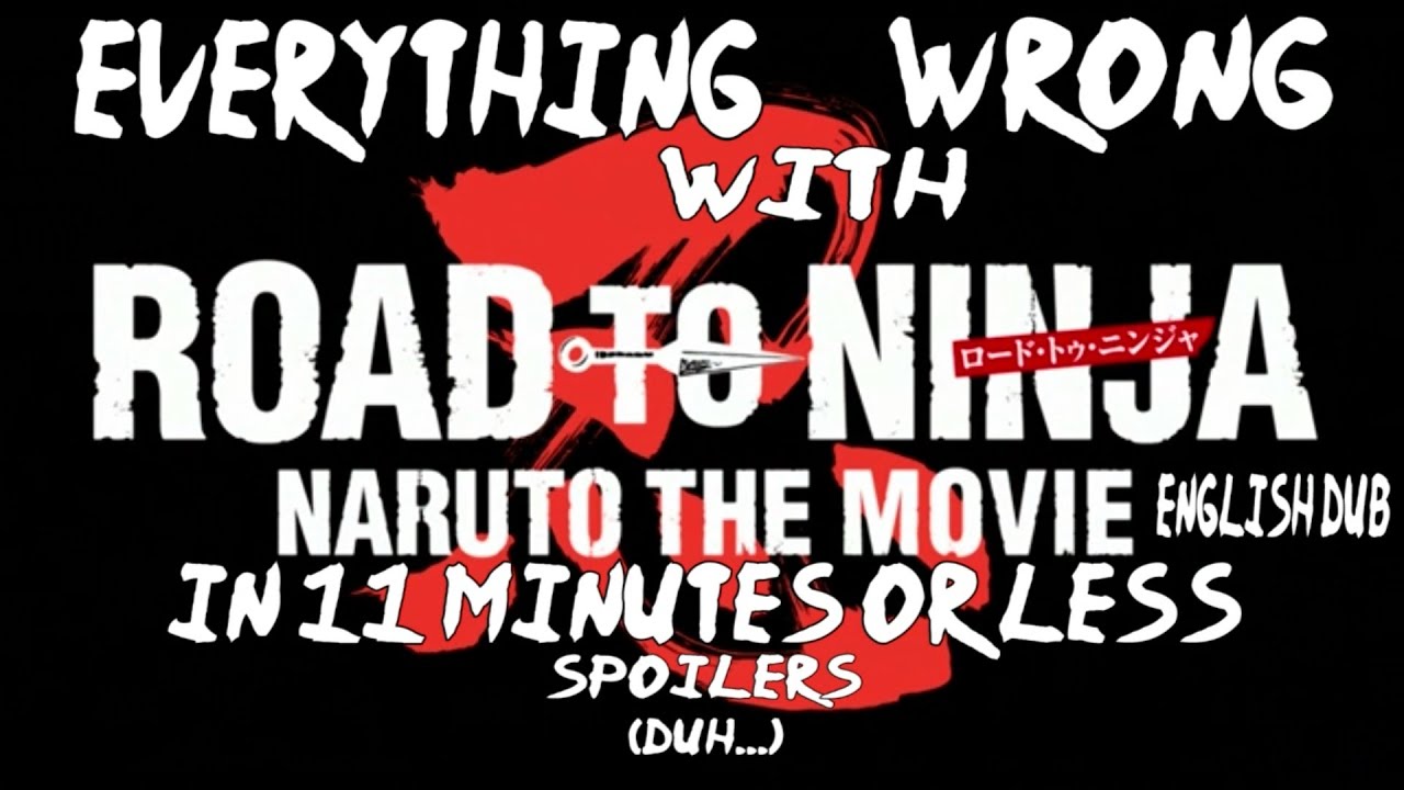 (Parody) Everything Wrong With Road to Ninja (English DUB)