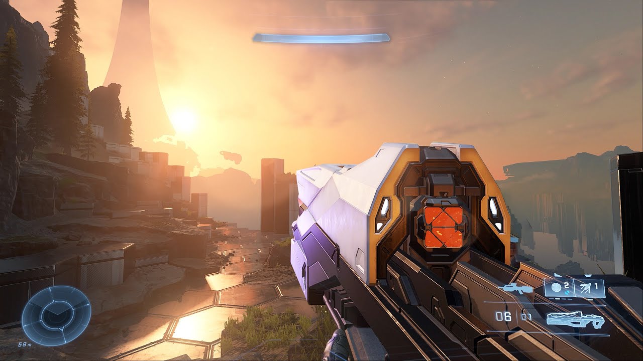 The Backdraft Cindershot in Halo Infinite Pops...