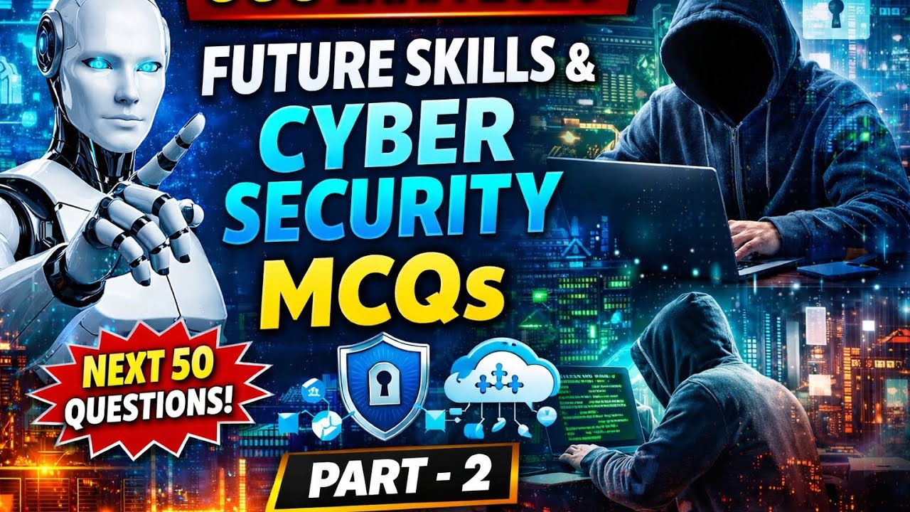 CCC Exam 2026 | Chapter 9 Future Skills & Cyber Security | Next 50 MCQs 🔐💻 | Target S Grade | Part 2