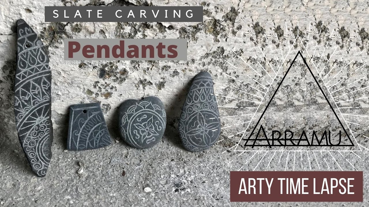 Slate Art Time-Lapse - Pendants