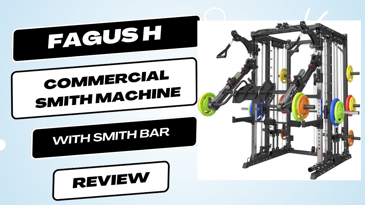 FAGUS H Commercial Smith Machine with Smith Bar Review | Unleash Your Full Potential