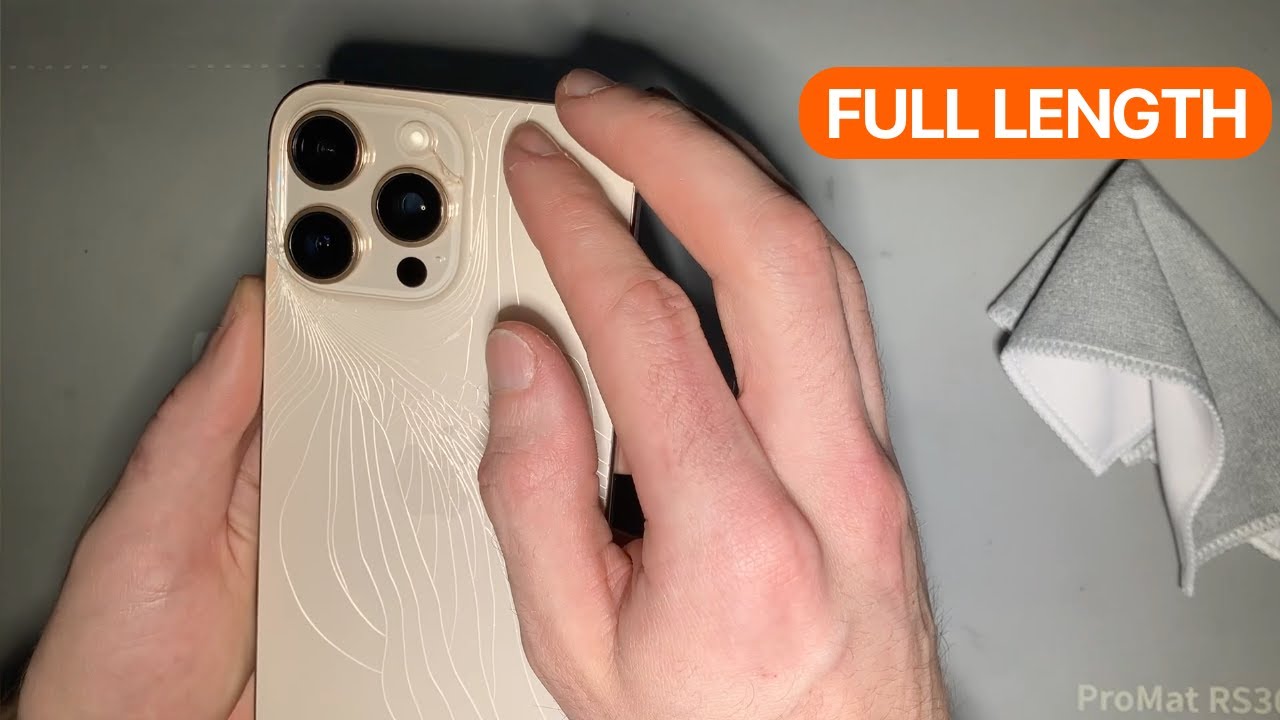 9-Minute iPhone 16 Pro Max Camera Lens Cleaning — Calm Repair • No Talking