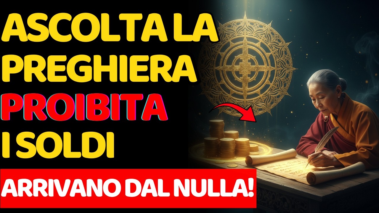 NON È UNA PREGHIERA, È UN MIRACOLO! 🔥 LA FORMULA PROIBITA DEI MONACI: LA TUA RICCHEZZA ARRIVA OGGI 💸