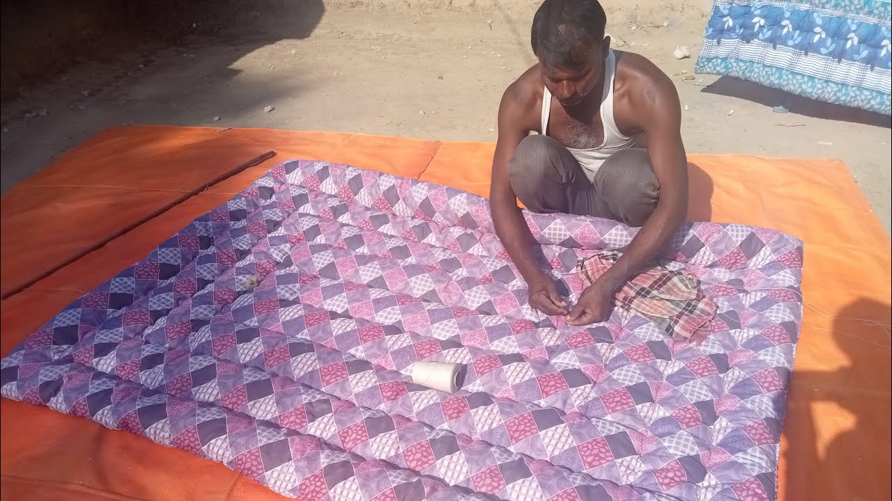 how to make cotton mattress at home | how to make cotton blanket | UL myself