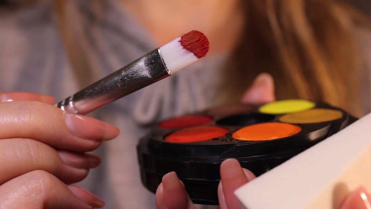 ASMR Cozy Face Painting To Help You Relax 🖌️🎨 No talking, layered sounds