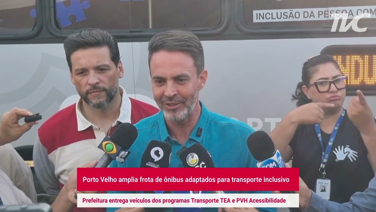 Porto Velho amplia a frota de ônibus adaptados para transporte inclusivo