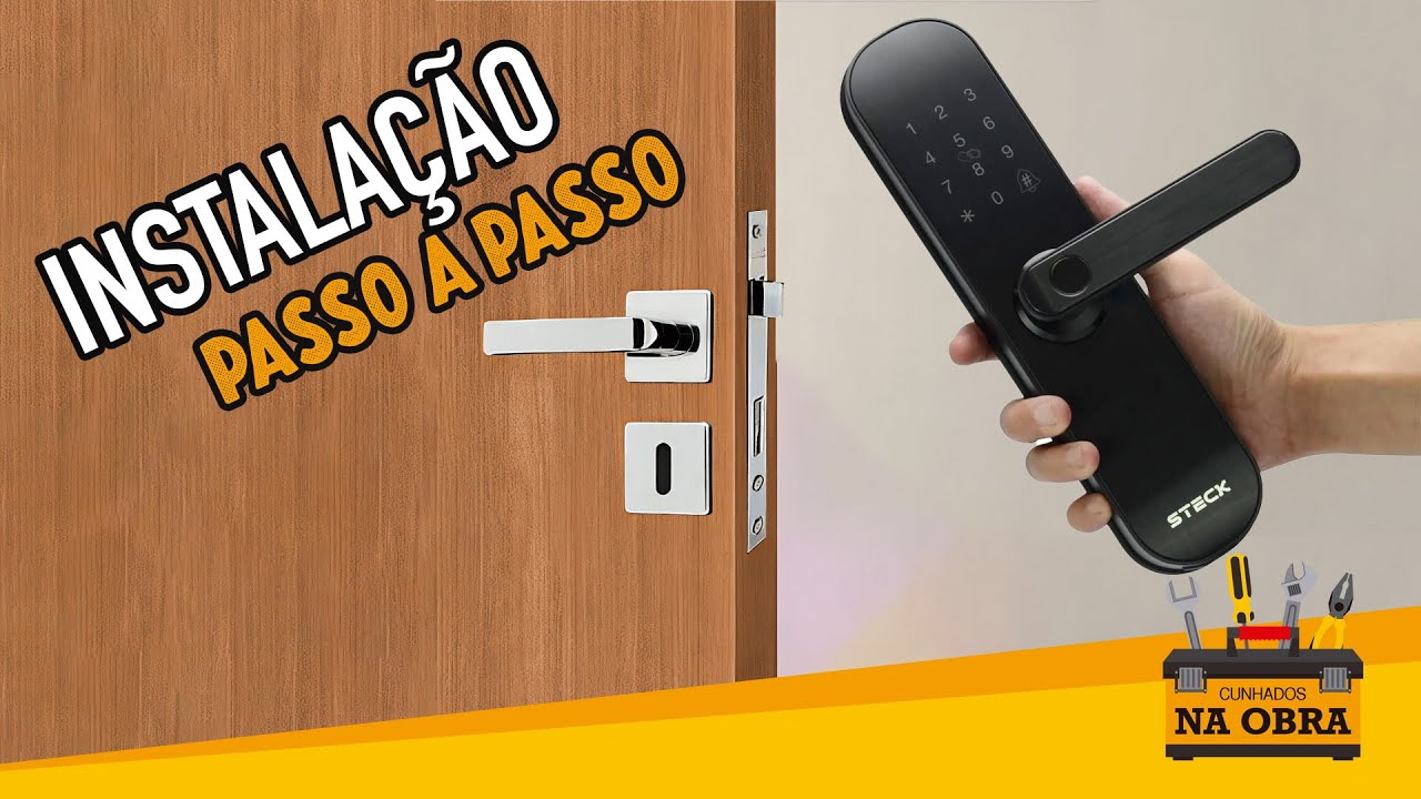 Como Instalar Fechadura Eletrônica (Substituir)