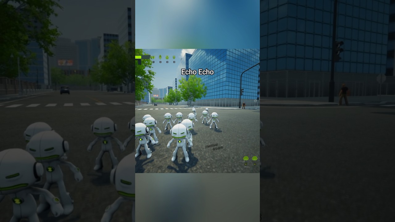 A viewer requested to showcase Echo Echo, so here's the clip #ben10 #ben10game #galvan