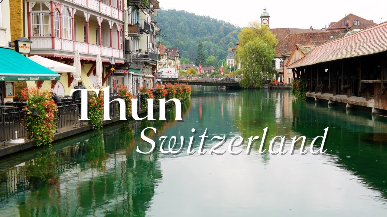 Discover Thun, Switzerland in 4K | Charming Old Town & Scenic Lake Thun Boat Ride