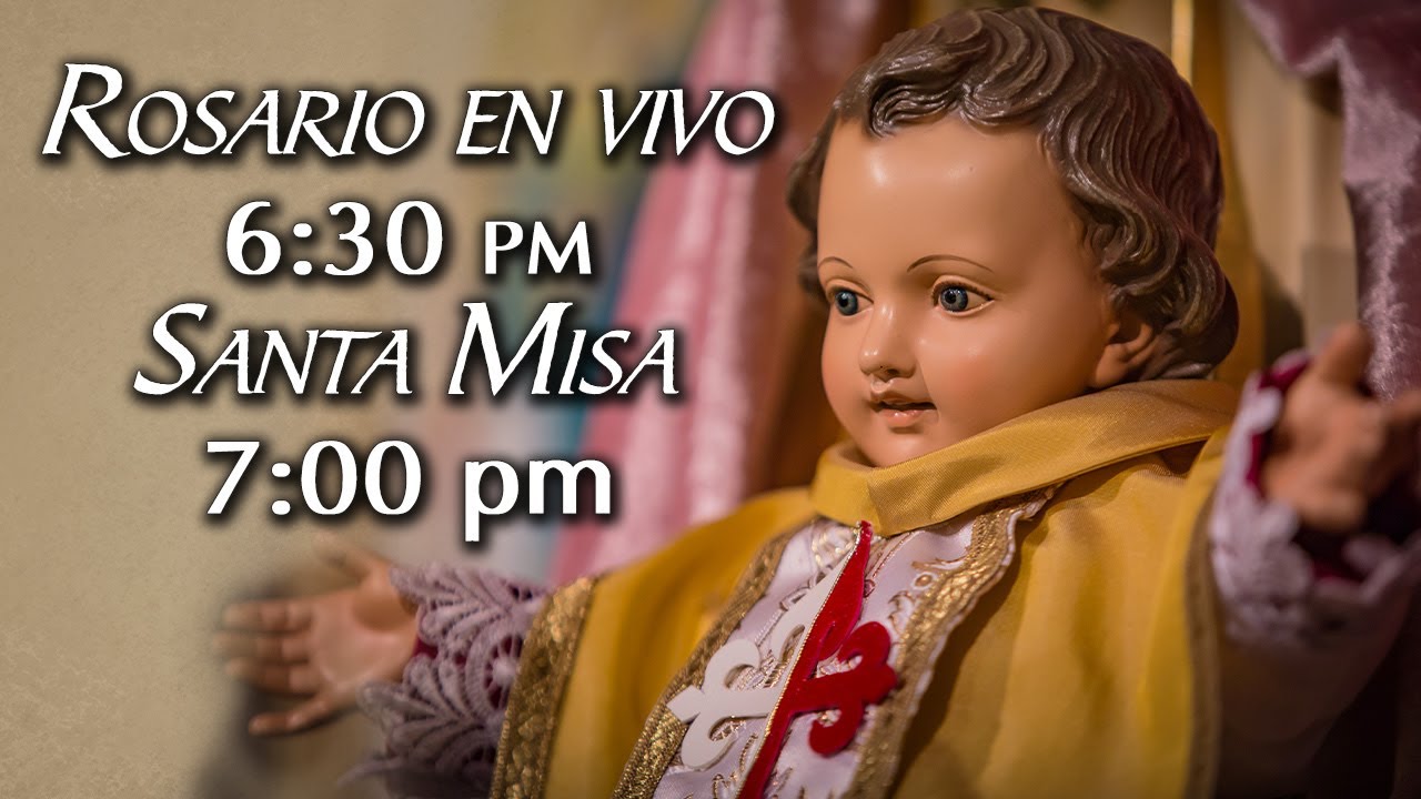 Rosario y Santa Misa 28/12/2020 6:30 pm
