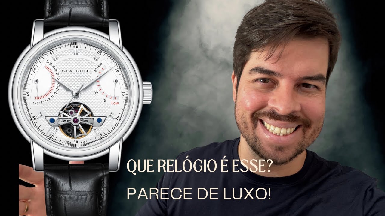 Esse Sea-Gull é INSANO! Relógio automático esqueleto que impressiona 😱