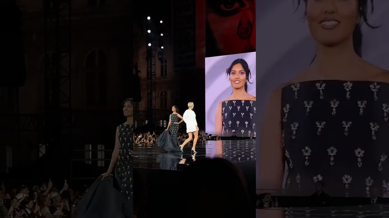 sfeel so proud to have walked the @loreal Le D&eacute;fil&eacute; show as the first canadian tamil 🫶🏽
