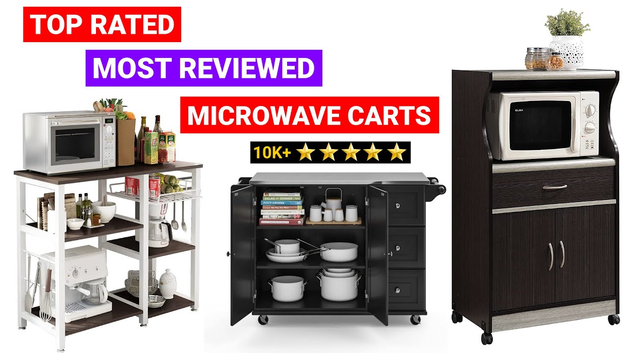 Best Microwave Carts [Top 5 Best Best Microwave Carts With Storage] 🔥🔥🔥