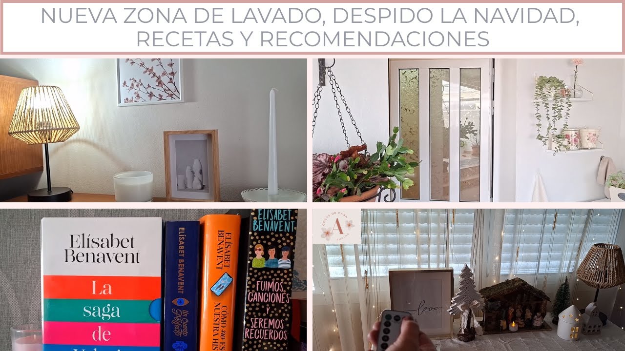 NUEVA ZONA DE LAVADO, DESPEDIDA DE NAVIDAD, RECETAS Y RECOMENDACIONES