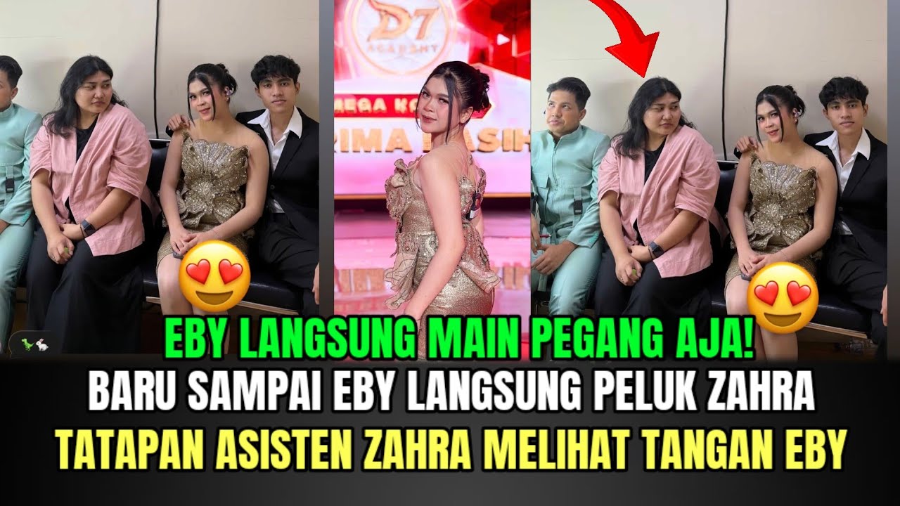 KOCAK! Baru Sampai Eby Langsung Peluk Zahra, Tatapan Asisten Zahra Melihat Tangan Eby!