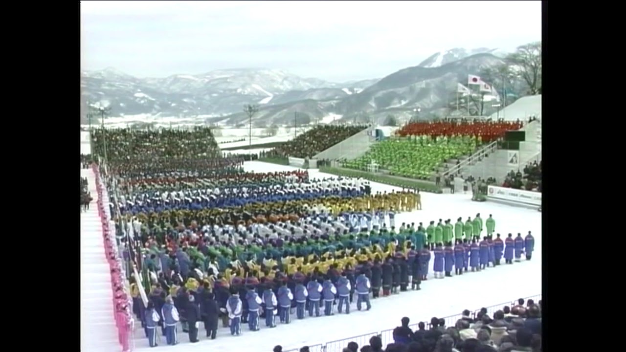 2001長野飯山国体　開会式　「信濃の国」