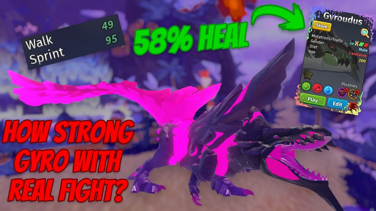 Gyroudus really tenacious and strong bleeder  | Creatures of Sonaria | Kosing, PvP