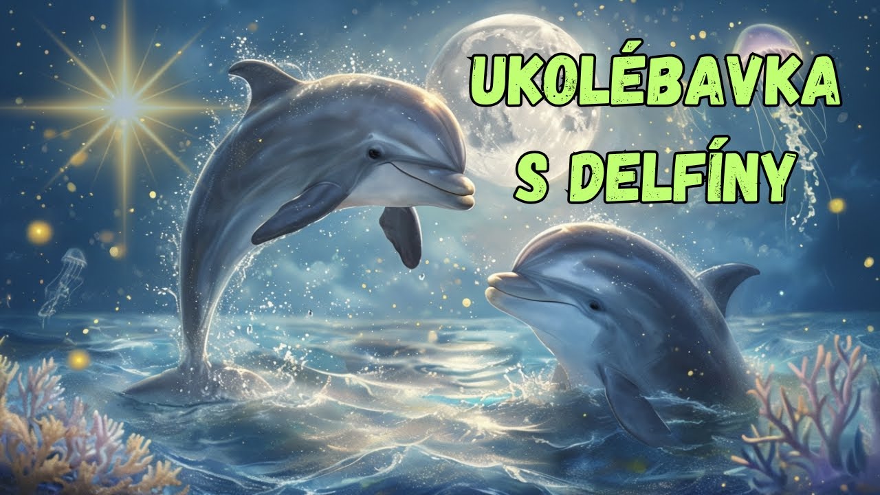 Ukolébavka s delfíny 🌙🐬✨ | Ukolébavka pro děti 🌛🎵